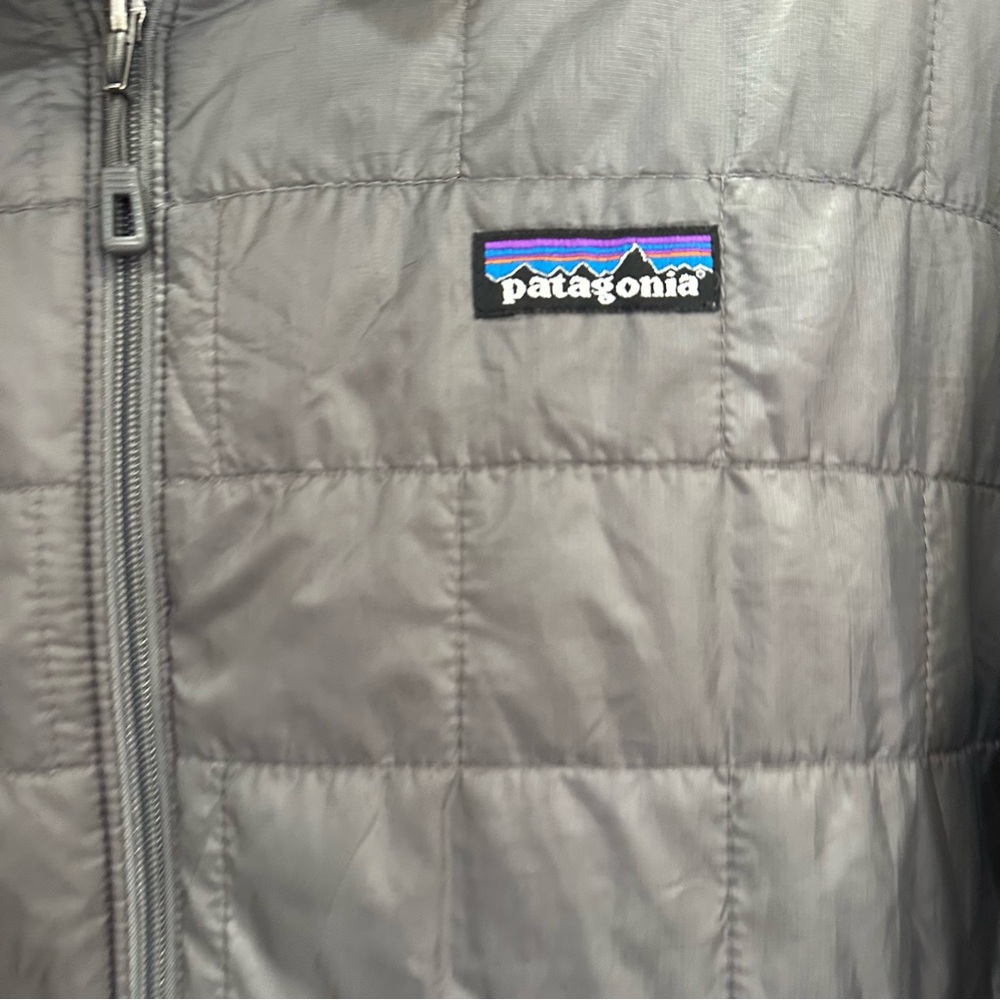 Patagonia Men's Nano Puffer Lightweight Primaloft Insulated Gray Jacket Large - Picture 10 of 10